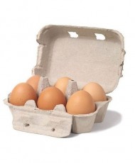 Fresh 6 Desi Eggs - Half Dozen Desi