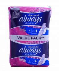 Always Diamond Ultra Thin Pads Extra Long - Pack of 12